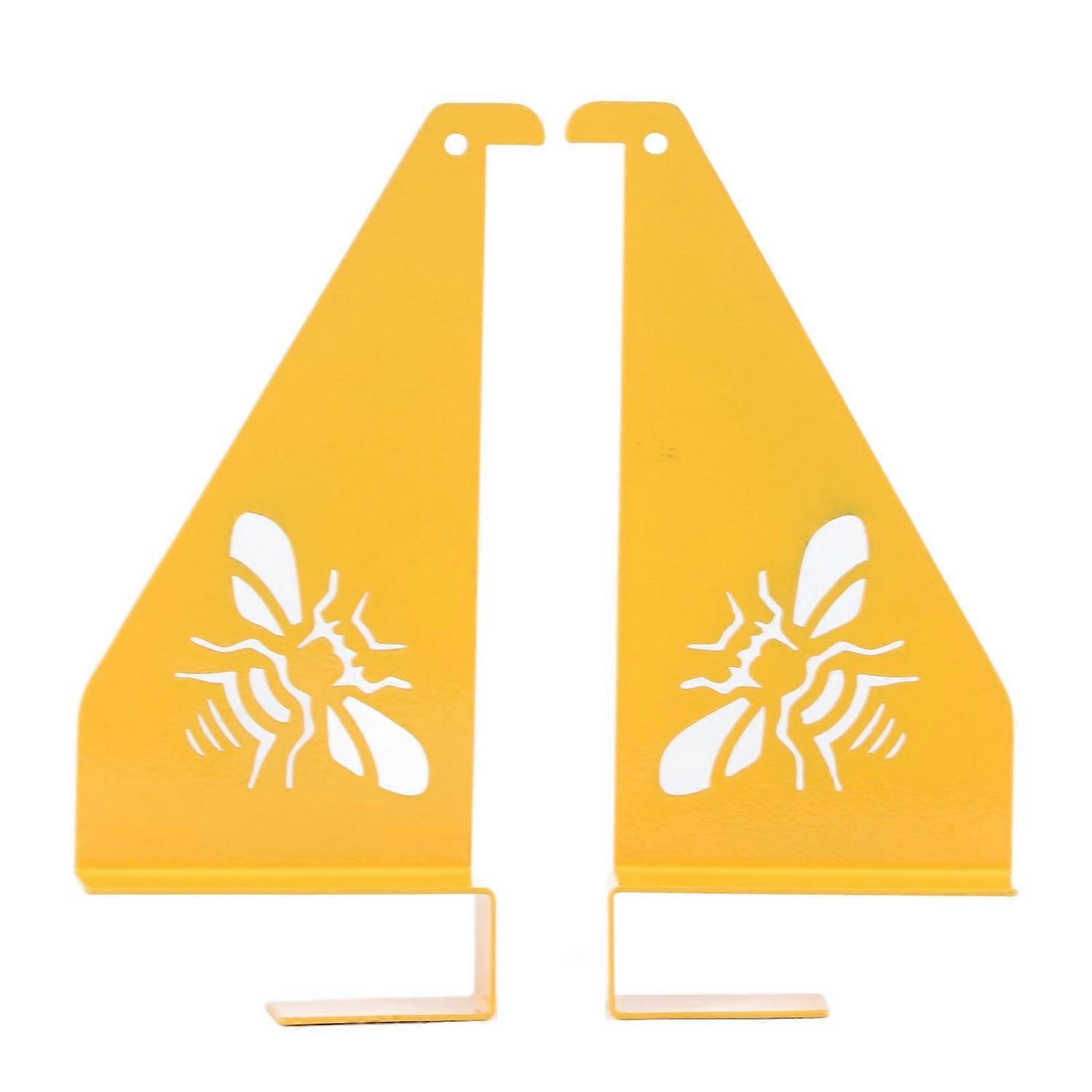 2PCS Beehive Inspection Brackets Bee Box Metal Support Holder for 4 Frames Multifunctional Beekeepin