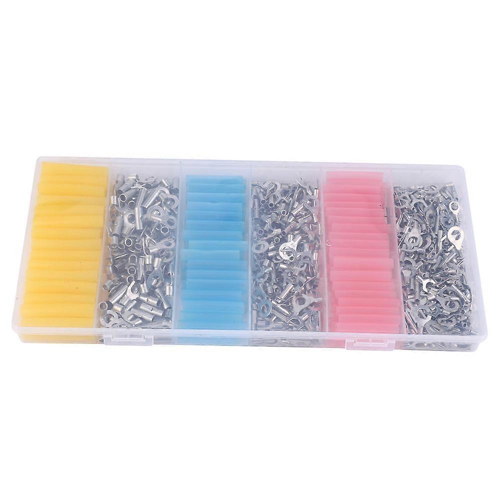 530PCS Assorted Crimp Terminals & 135PCS Heat Shrinkable Tubes Wire Cable Tools Set