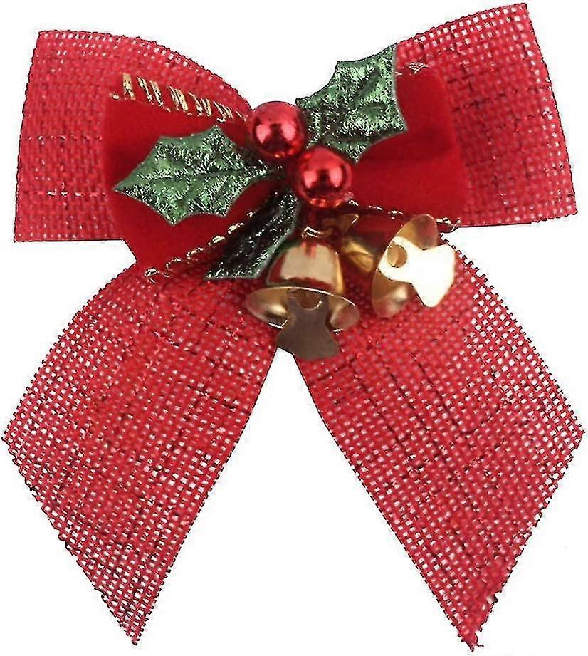 Christmas Decorations Promotion Bow With Iron Bells