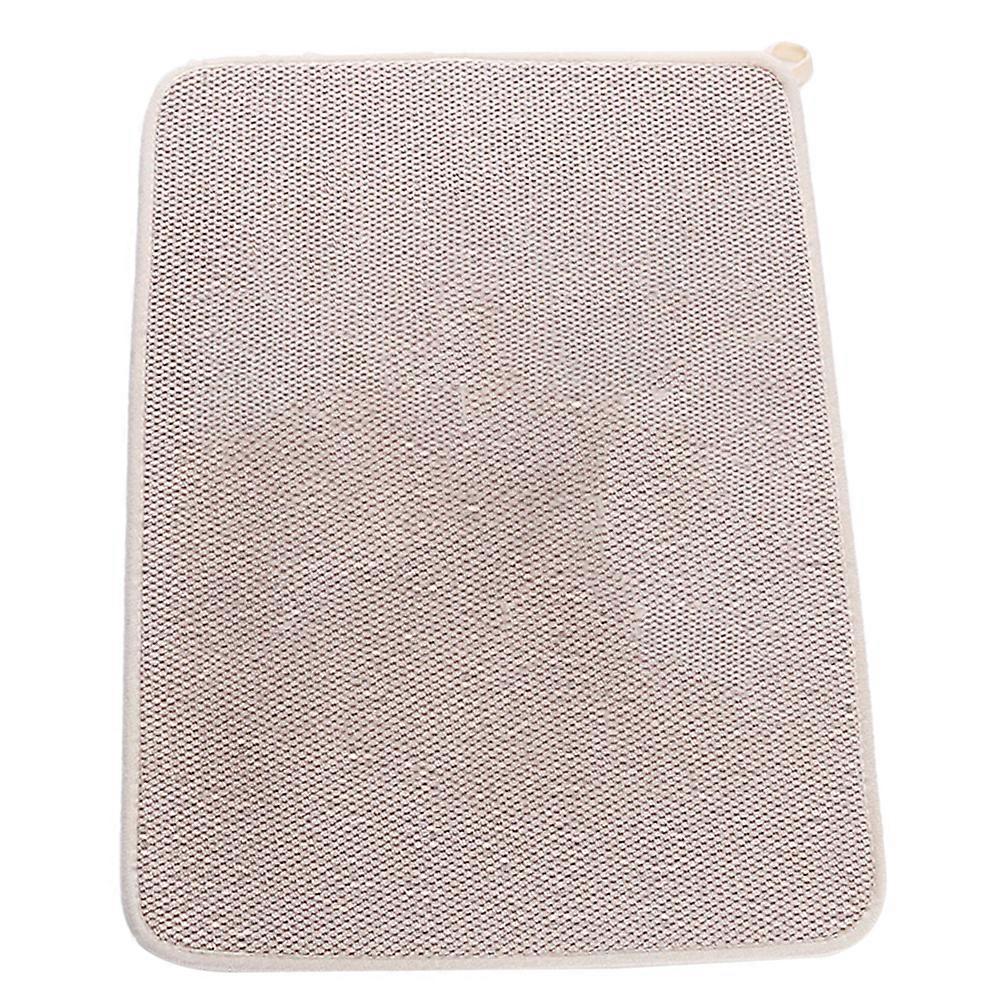 Microfiber dishwashing drying mat with strong water absorption capacity
