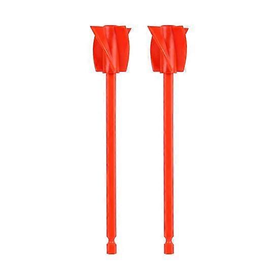 2Pcs Epoxy Mixing Stick Helix Shape Tear Resistant Stirring Mixes Epoxy Resin Latex Oil Paint Mixing Rod Drill Attachment