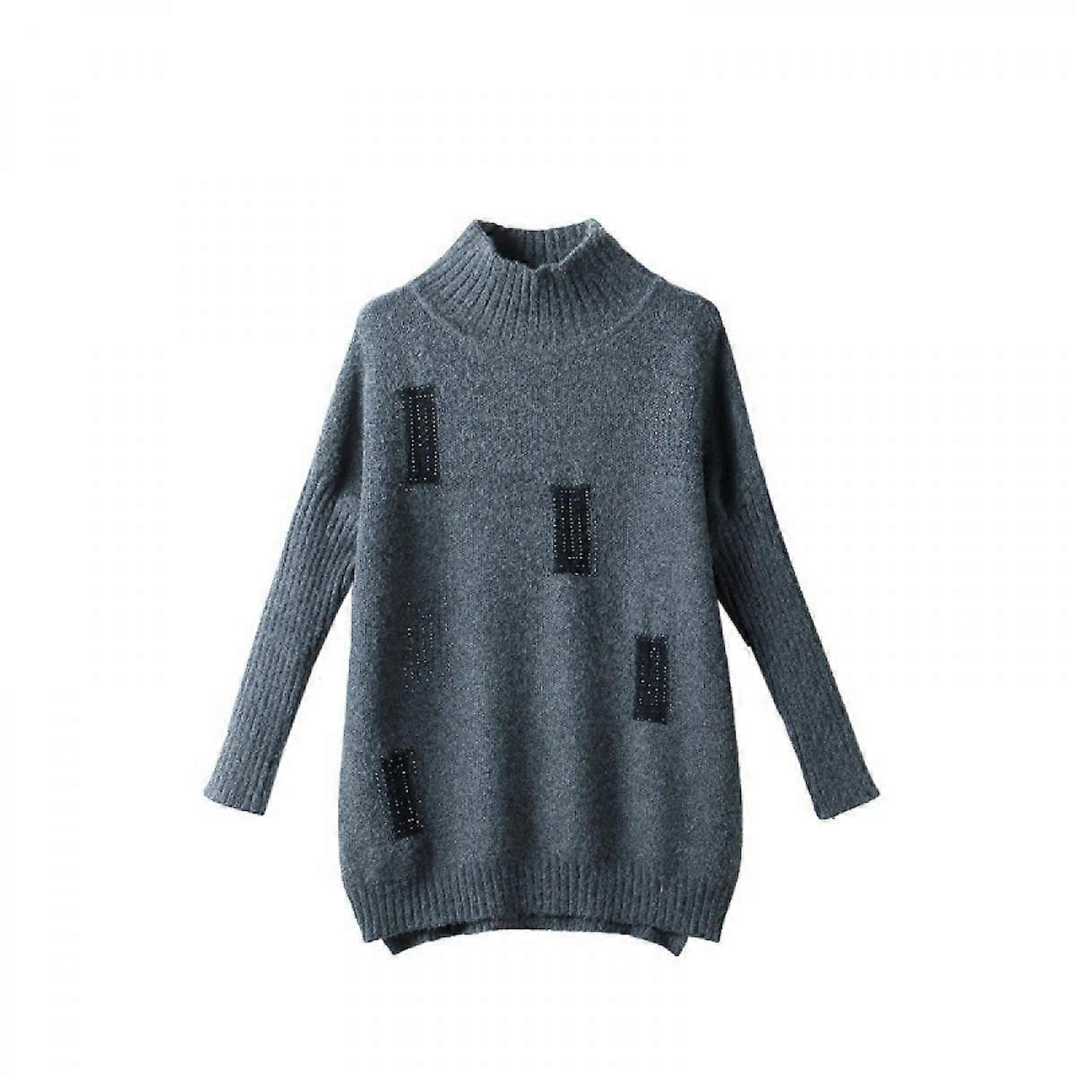 Damen Rollkragenpullover Langarm Gemütlicher Warmer Pullover Lässige Pullover Tops