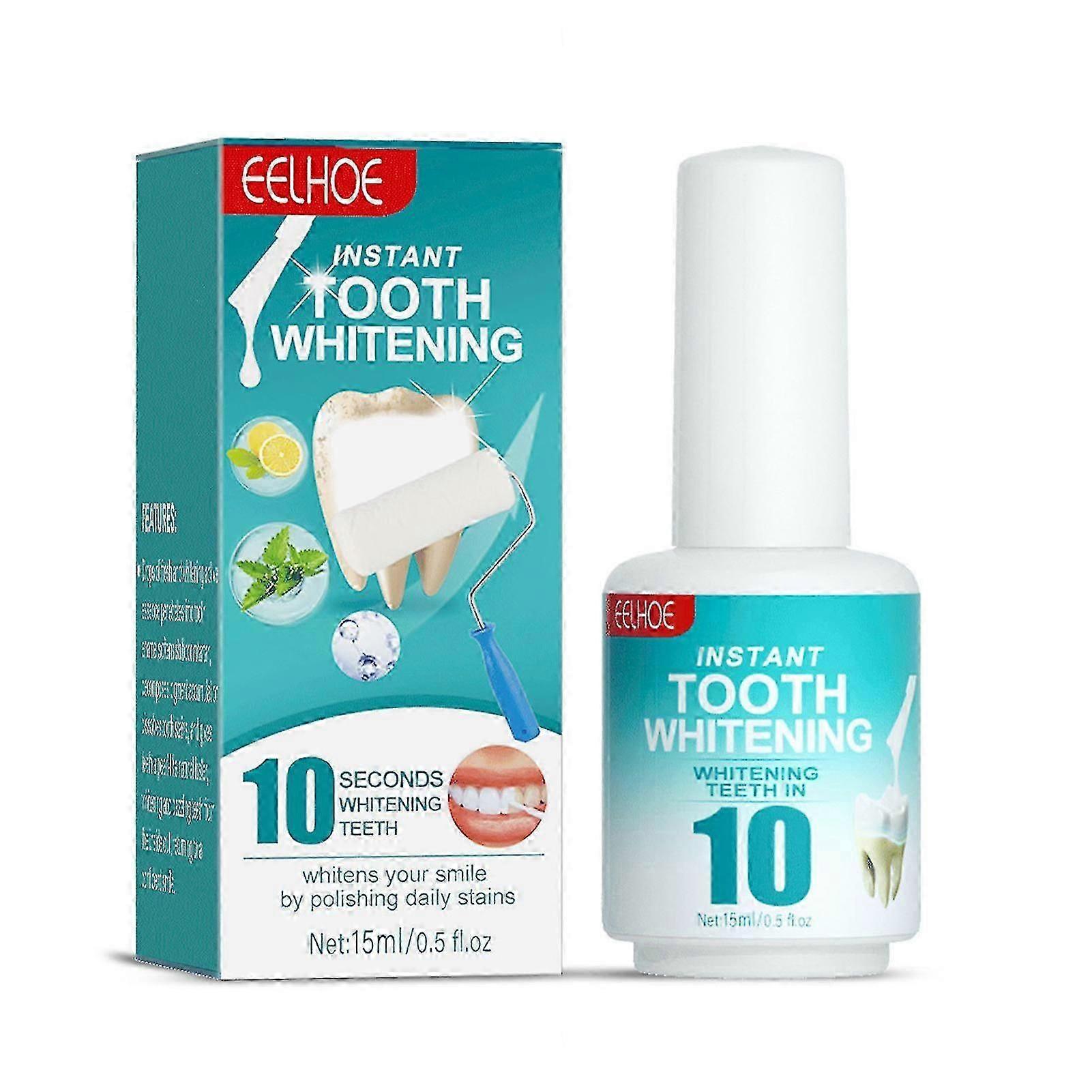 15ml Instant Tooth Whitening Paint Remove Stains Fresh Breath No Sensitivity Quick Results Oral Care