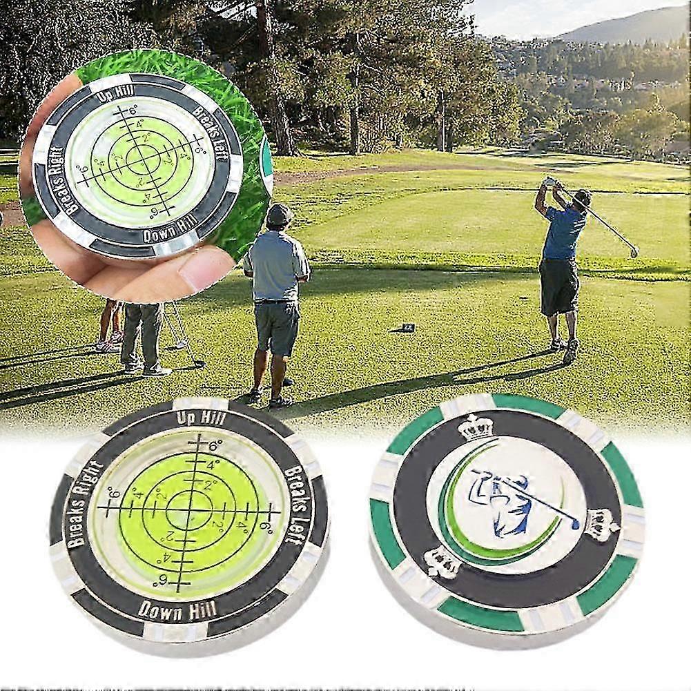 Golf Slope Meter Golf Ball Marker Level High Precision Golf Tools Leveler