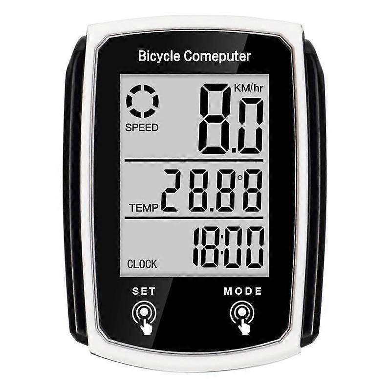 Bicycle Speedometer And Odometer Wired Waterproof Cycle Bike Computer With Lcd