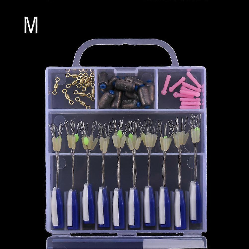 Fishing Stoppers Space Beans Rolling Swivels Weights Tackle Set (M)