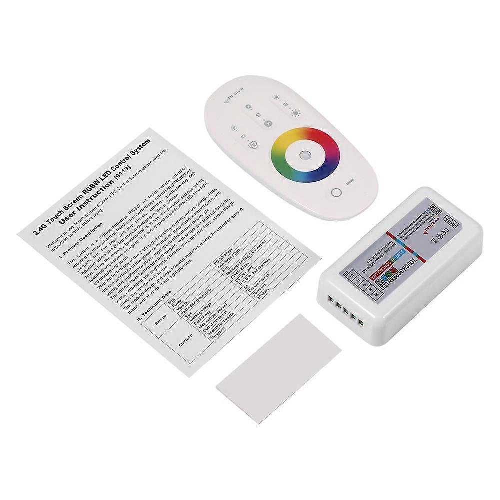 DC 12~24V RF Wireless 2.4GHz Touch Panel Remote Controller 24A For 5050 RGB LED Strip Light