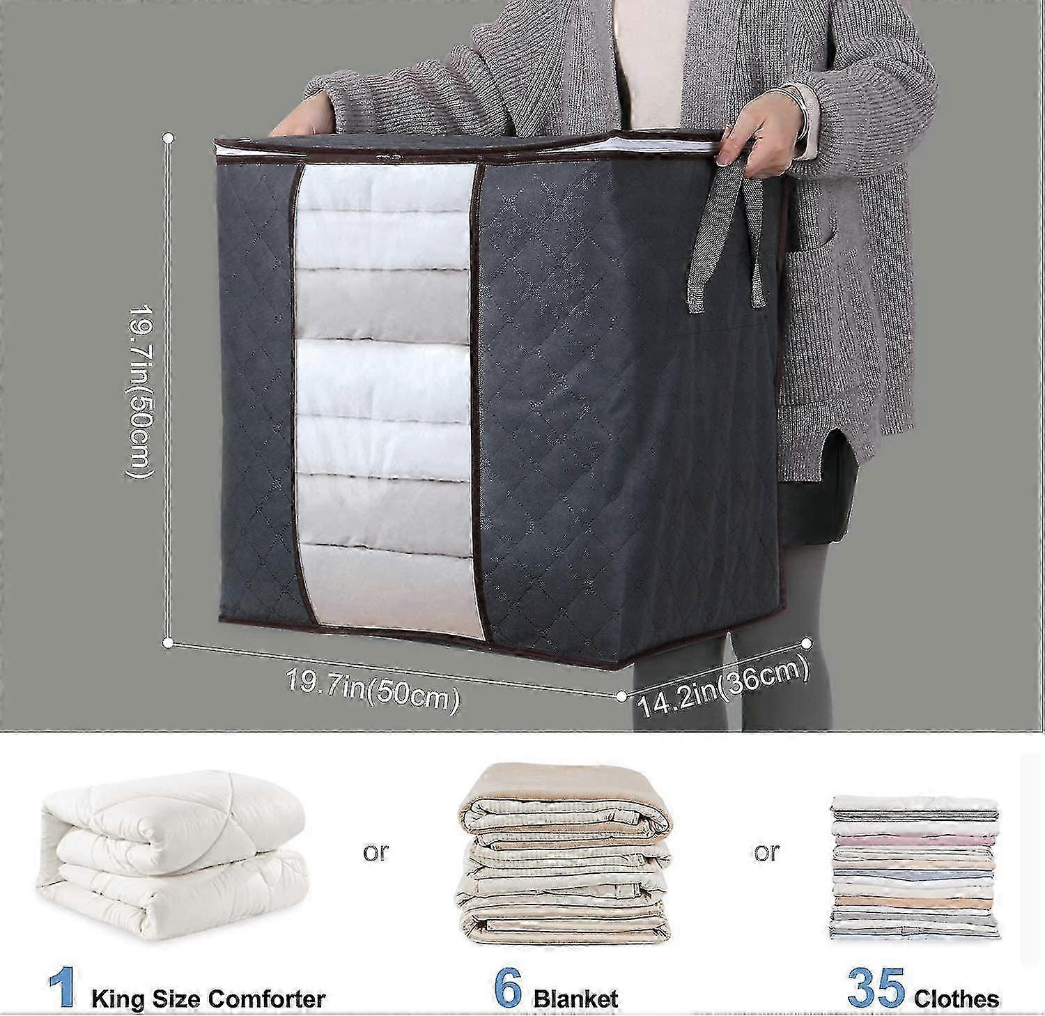 Clothes Storage Bag 90l Large Capacity Organizer