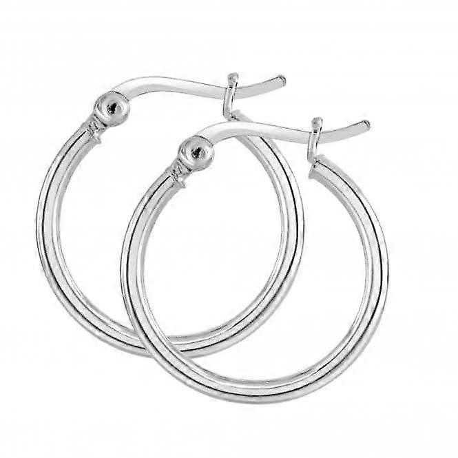 Dew Sterling Silver 20mm Hoop Earrings 66020HP027