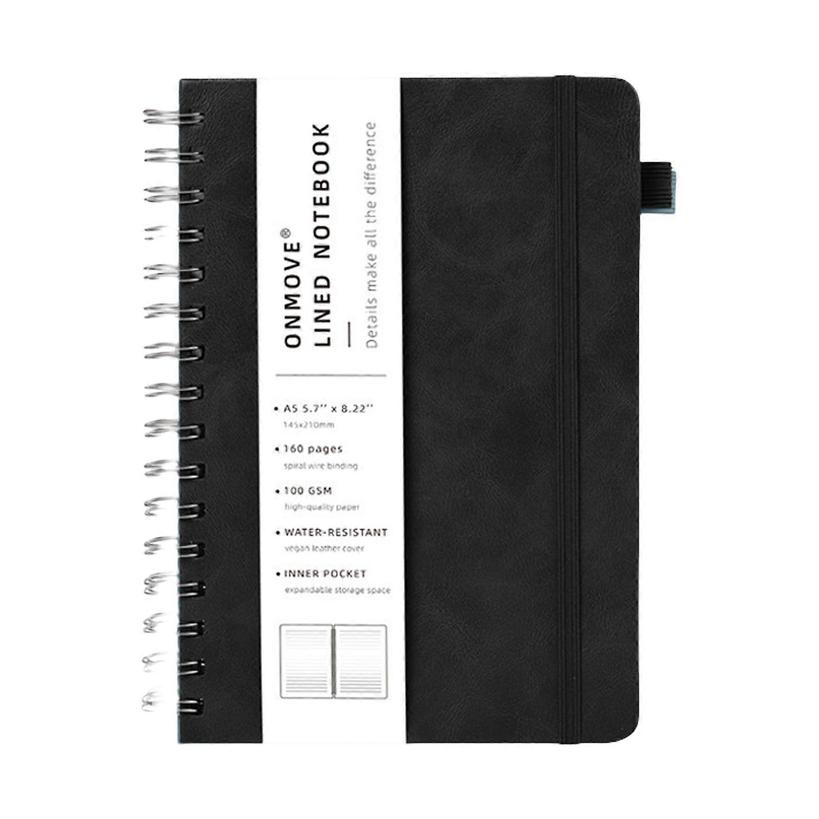 A 5 Spirals Notebook Journal Notebook Stationery Notebooks Travel Notebook Business Notepads Simple Notebook