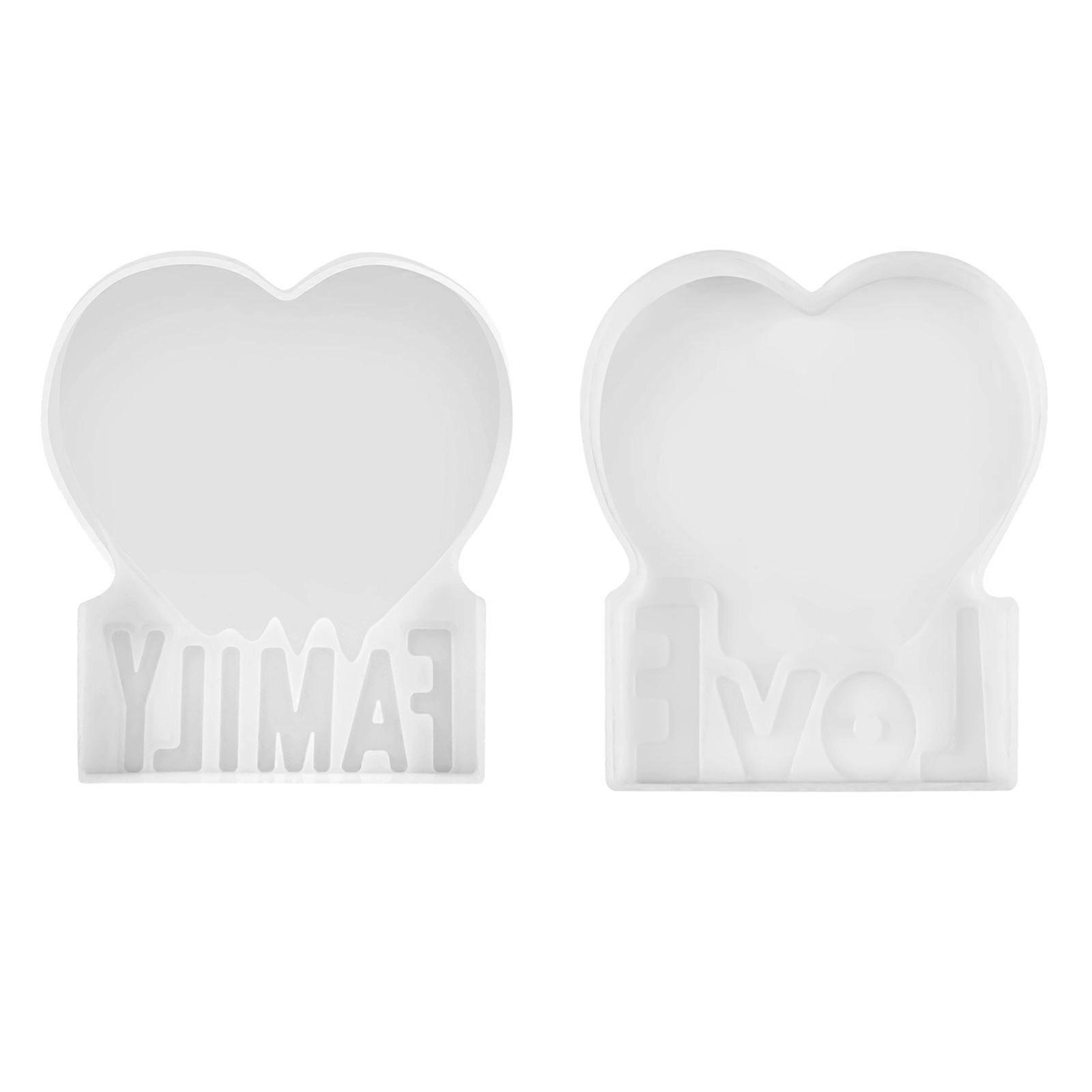 Silicone Picture Frame Moulds Clay Molds Epoxy Resin Mold Photo Frame Mould DIY Hand-Making Accessories for Resin Clay