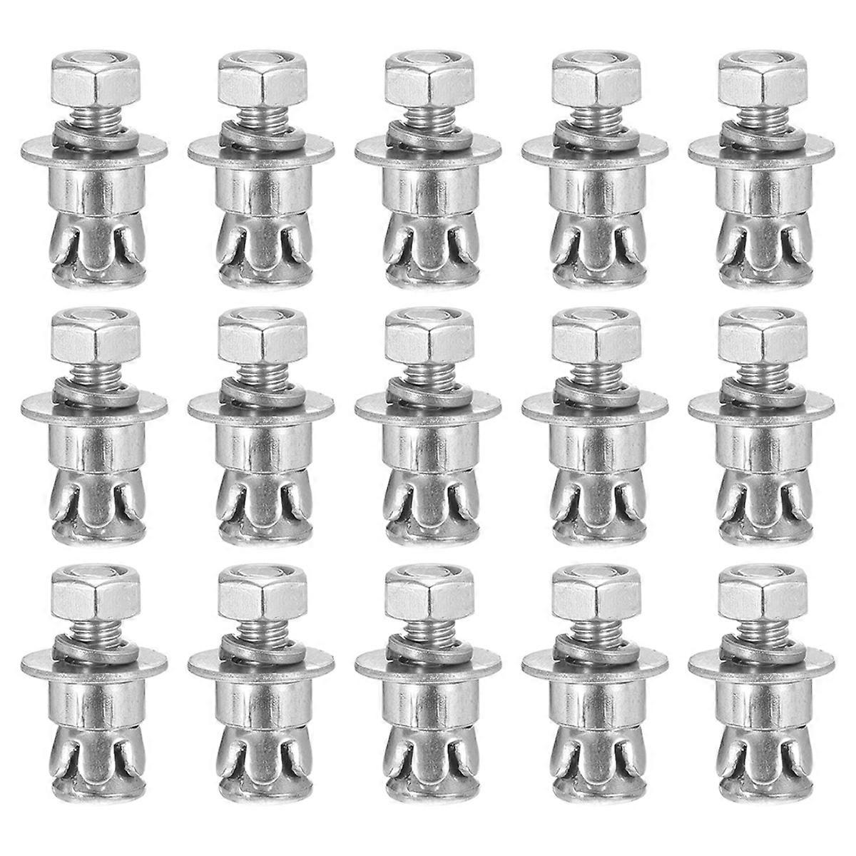 1/4inch x 5/8inch Hex Nut Sleeve Anchors - 30Pack