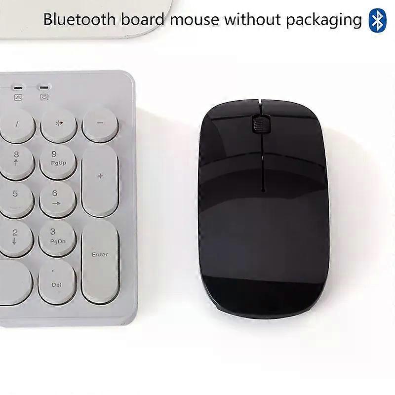 Laptop Mouse Suitable For Wireless 2.4g/bluetooth Mouse Business Office Simple 3-button Light Office Unisex Solid Color