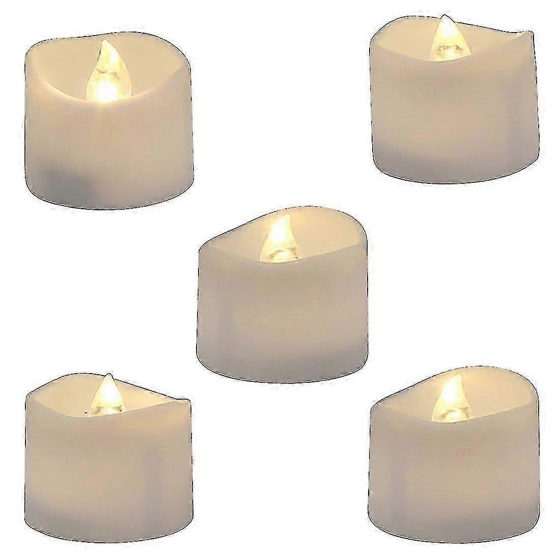Bright Flickering Battery Operated Flameless Led Tea Light