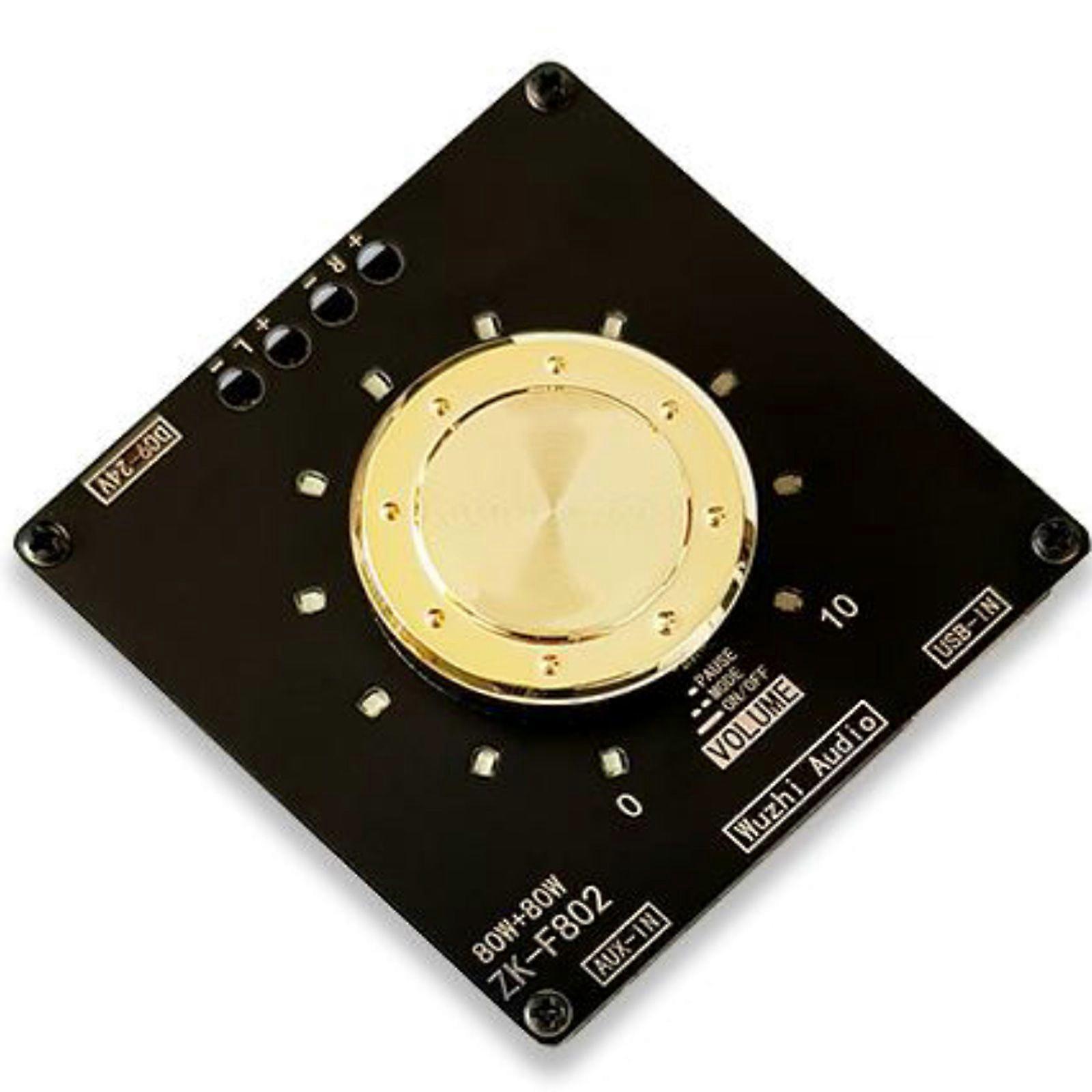 HiFi Ses Amplifikatör Kartı DIY Yedek Parça Aux USB Ses Kartı ZK-F802'yi Destekler