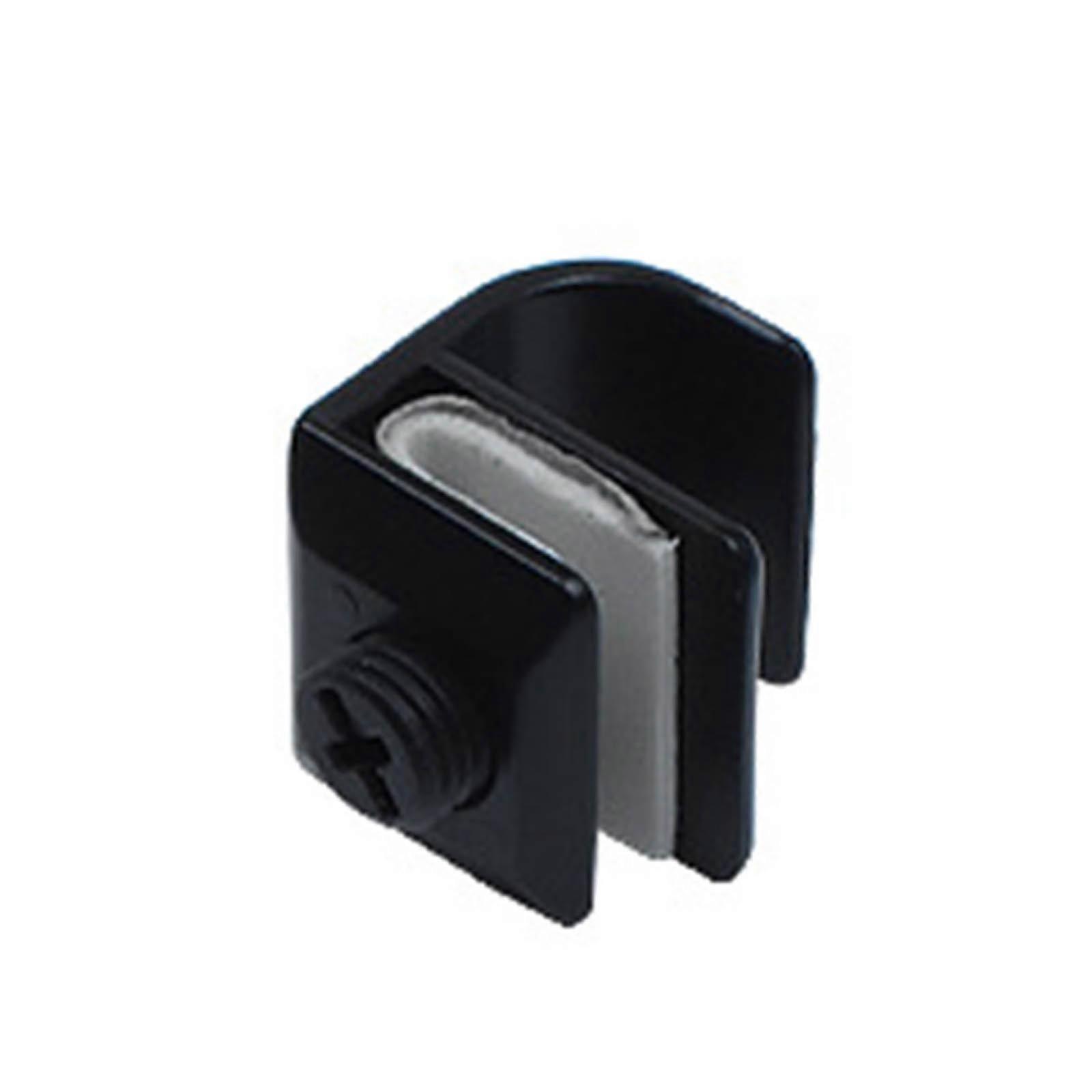 キャビネット引き出しメタルプルラウンド片面シャワーガラスドアクリップハンドルキッチンバスルーム用パンチフリーブラック