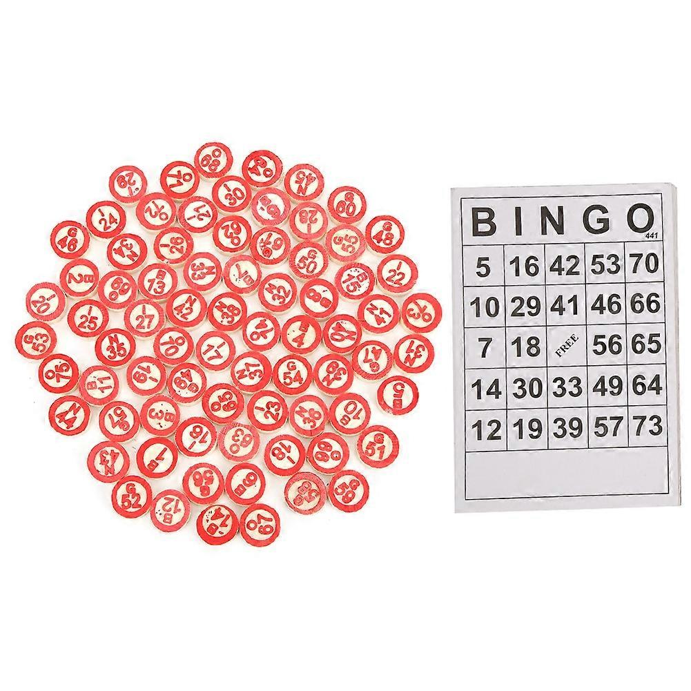 Wooden Number Chess Game Wooden Desktop Family Number Chess Game with Card