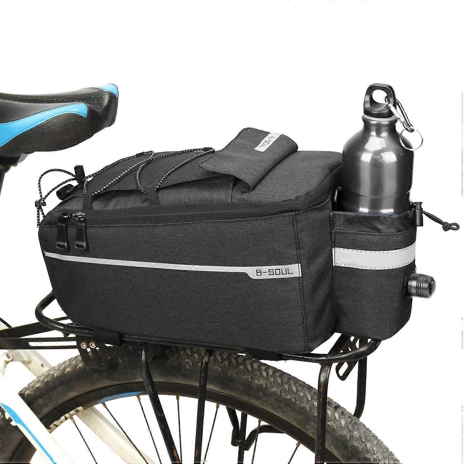 Bicycle Bag Rear Shelf Bag Bicycle Panniers Carrier Coollery With Bottle Bag for Rear Shelf