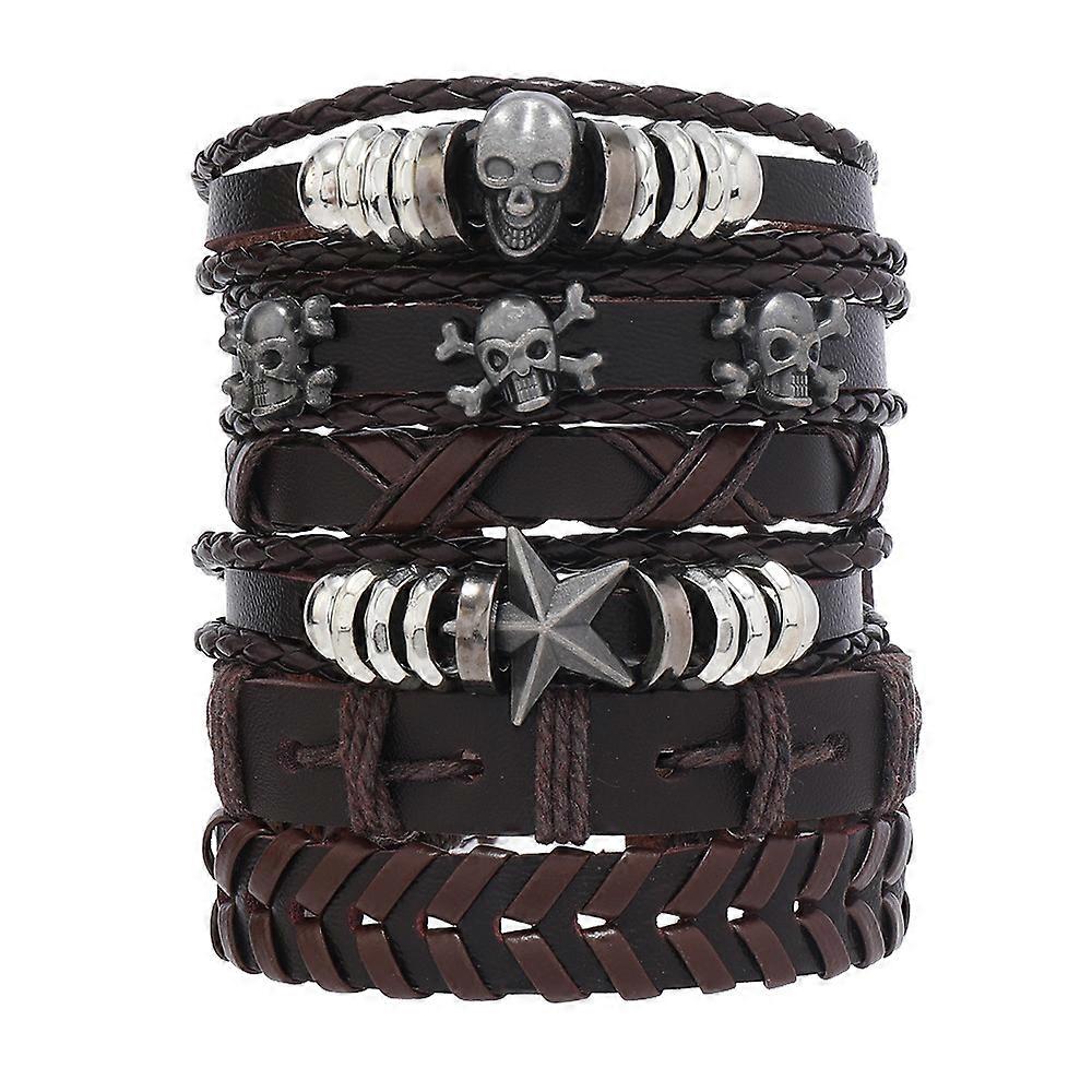 Adjustable Punk Cuff Bangle for Gothic Style