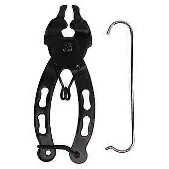 Pinza per catena per attrezzi per catene per bici in acciaio con gancio Strumenti di installazione per rimozione a sgancio rapido per biciclette