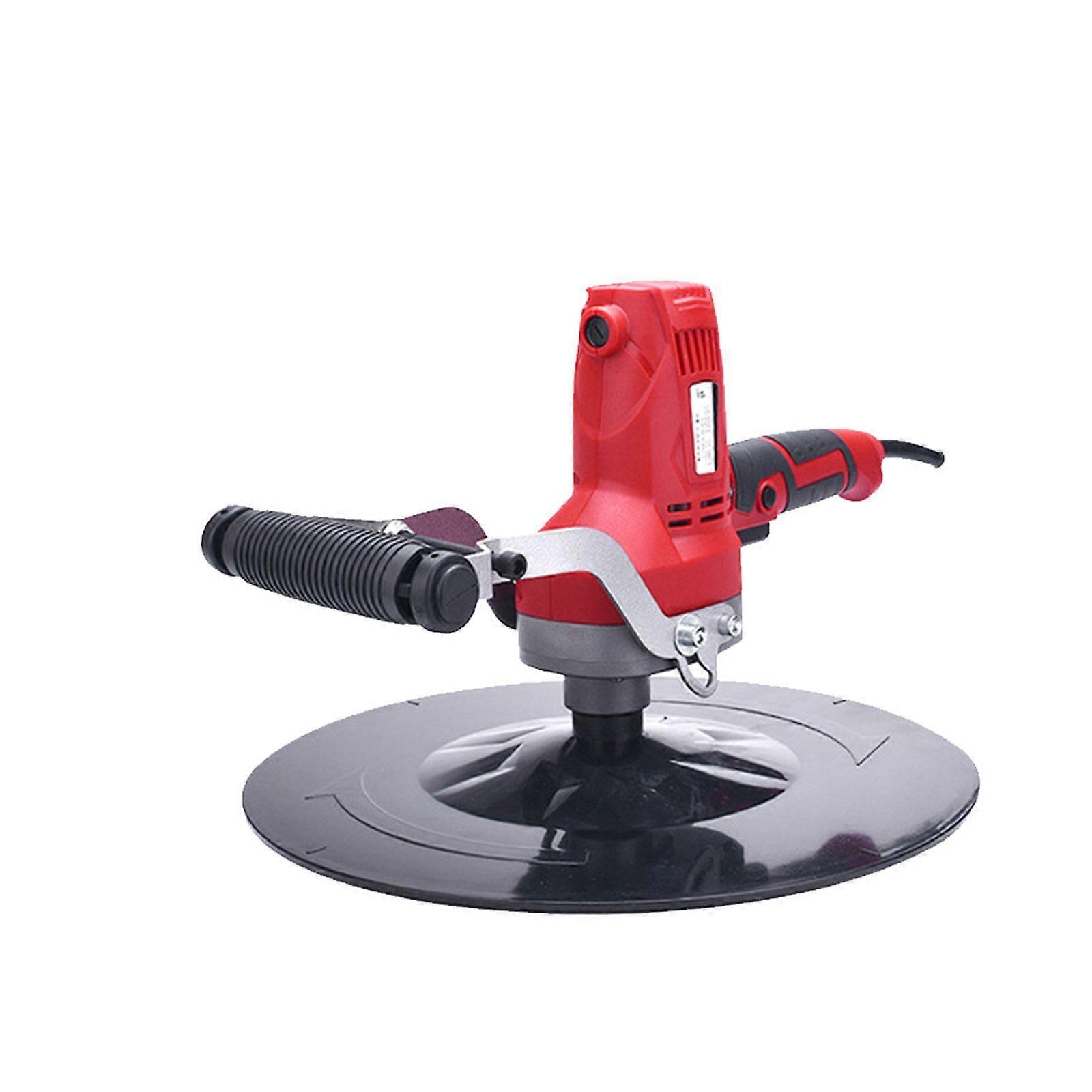 Electric Cement Mortar Polishing Machine Trowel Wall Smoothing Tool w/ Pads 220V