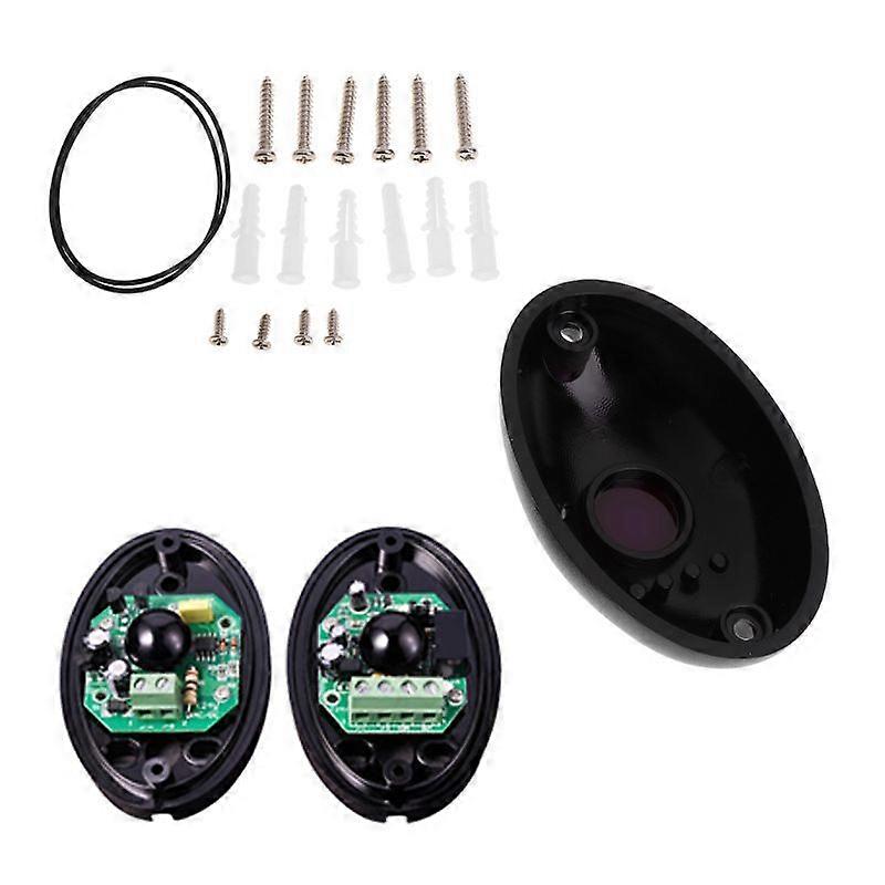 1 Pair Beam Photoelectric Infrared Detector Alarm Barrier Sensor Gate Door Window Home Security System