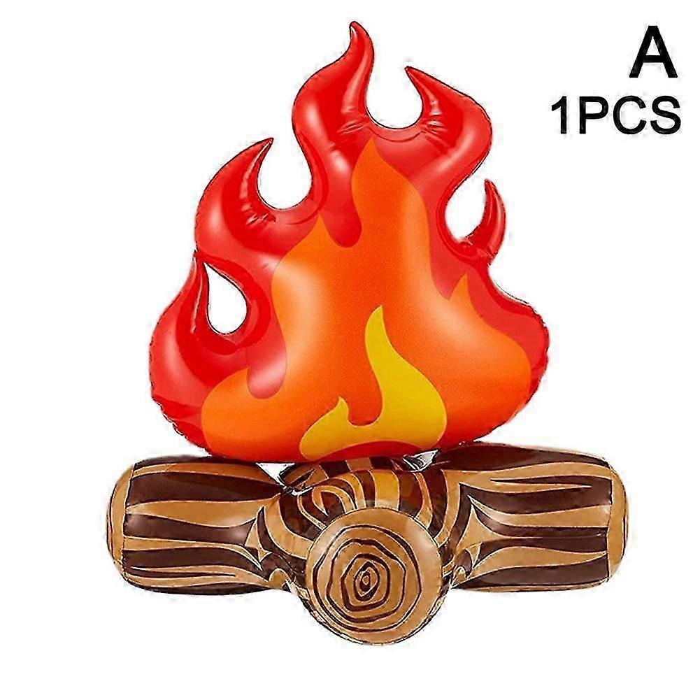 Inflatable Campfire Camping Props Balloon Party Decoration Artificial 3D Flame