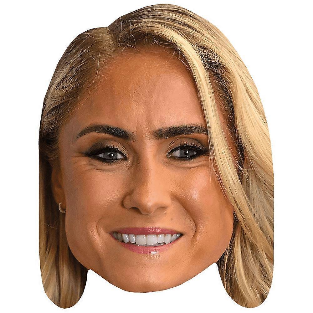 Steph Houghton (Make Up) Celebrity Mask, Flat Card Face