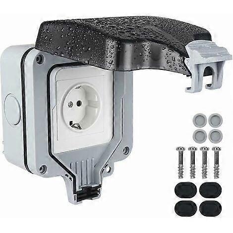 High quality brand new  Waterproof Outdoor Socket Ip66, Complete power socket