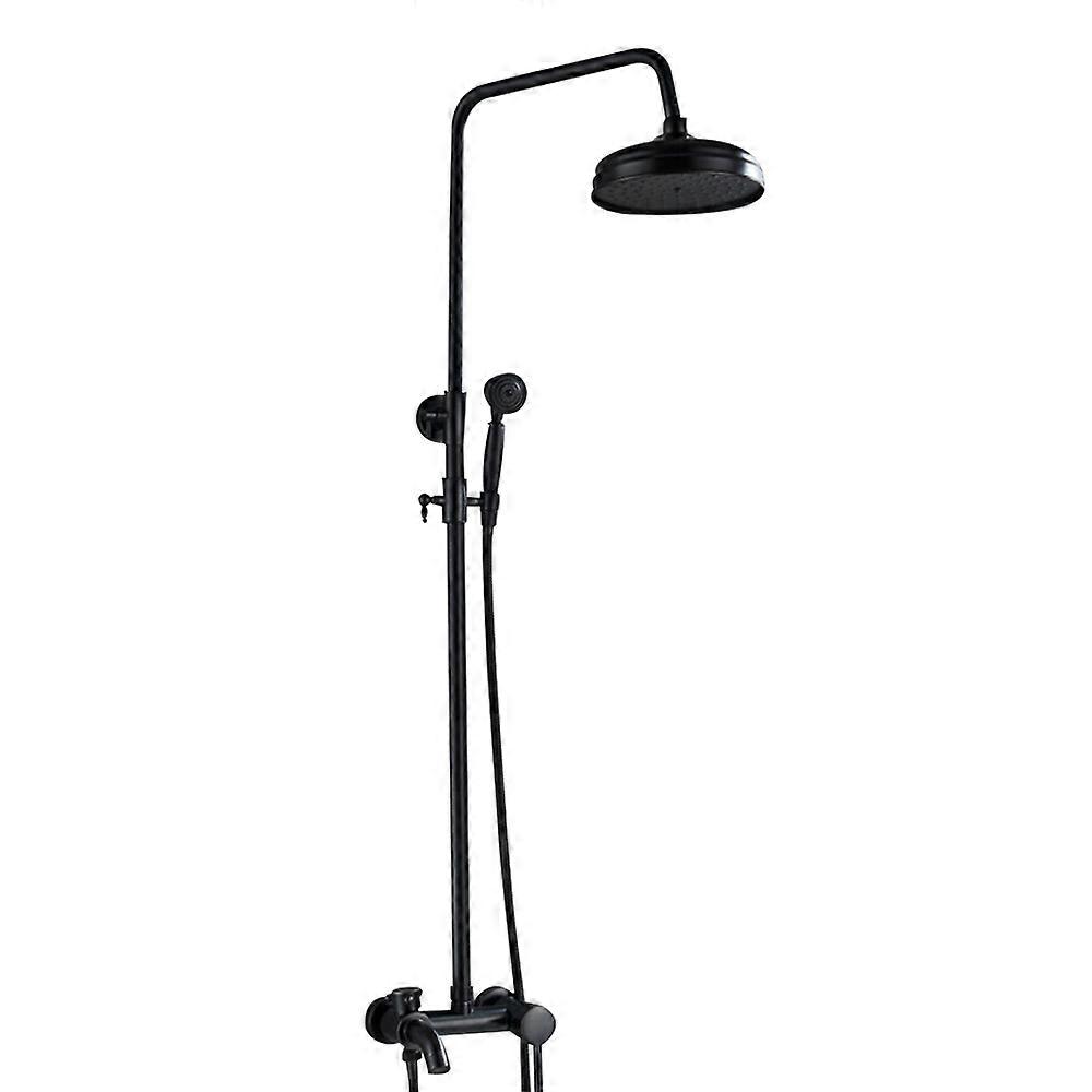 Bathroom Shower Set Wall-Mounted Shower Faucet Rainfall Shower System