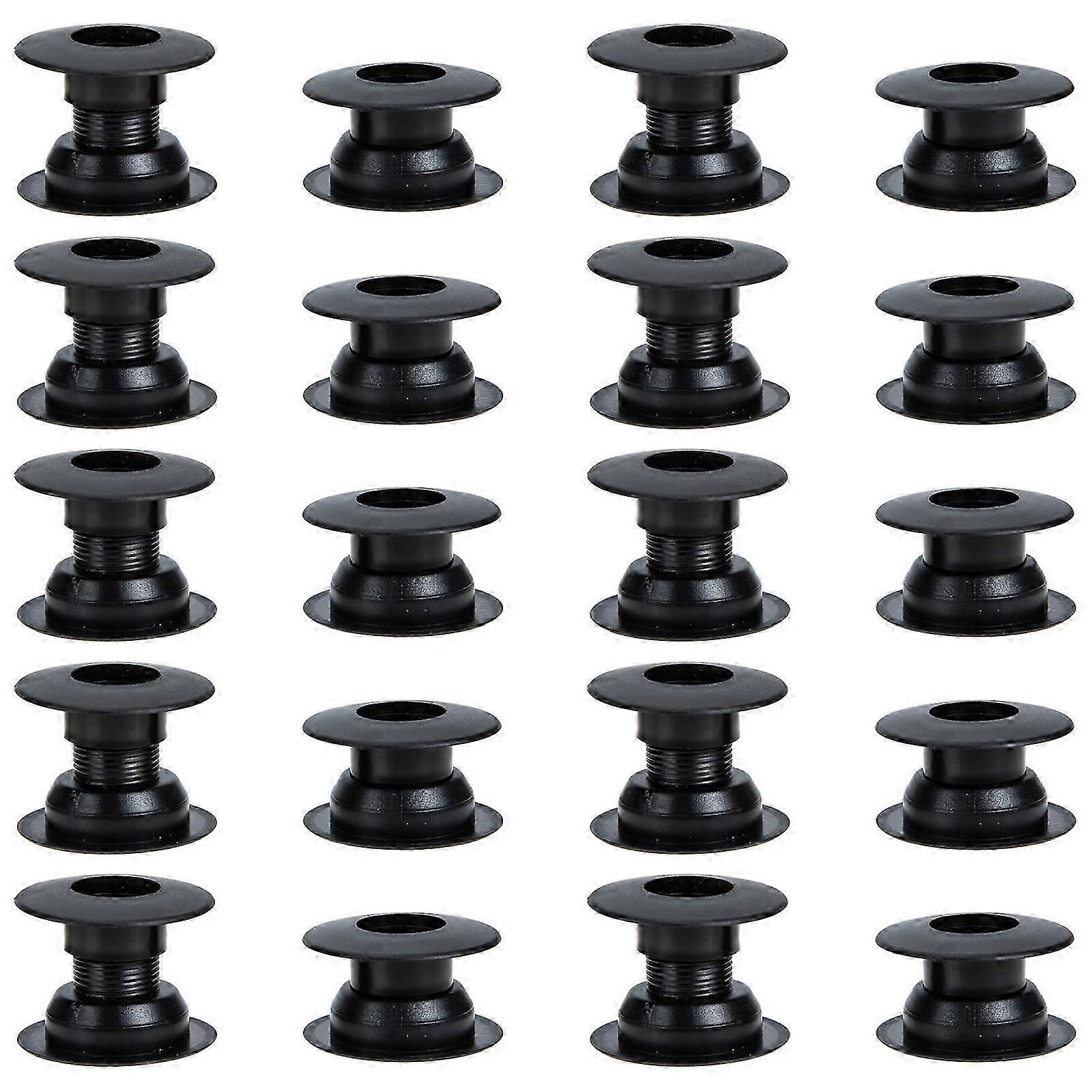 10 ペアメカニックアクセサリープラスチックフーズボールベアリングフーズボール交換部品フーズボールサッカーマシン交換用エンドキャップ