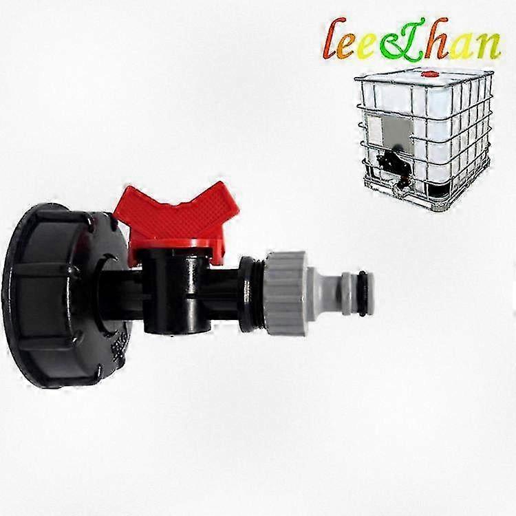 New 1000L IBC S60x6 Connector Valve with 3/4-inch Faucet for Liquid Transfer