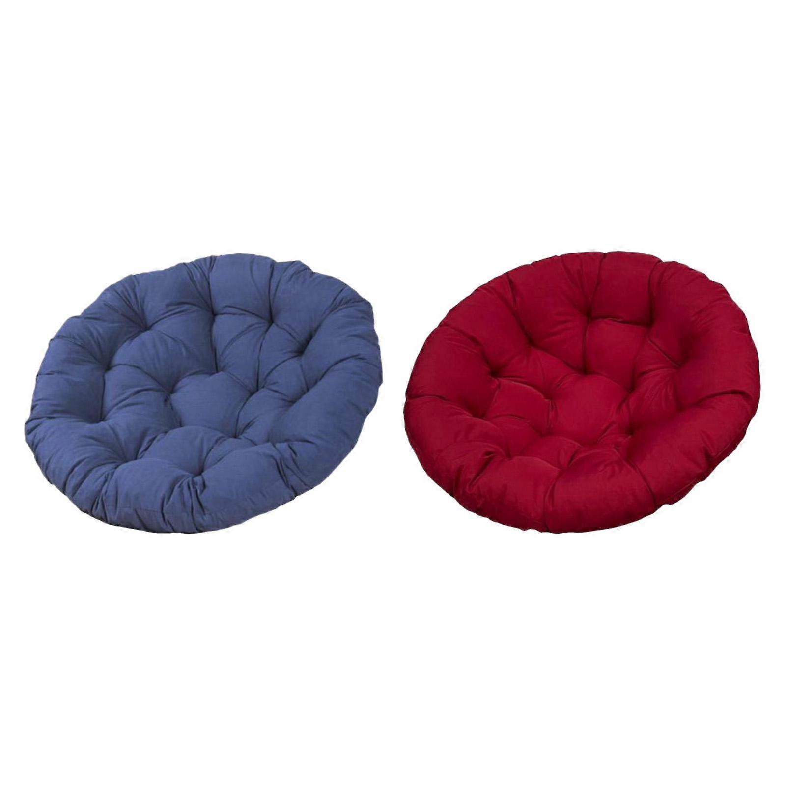2x Outdoor Seat Pad Chair Cushions Round Chair Pads