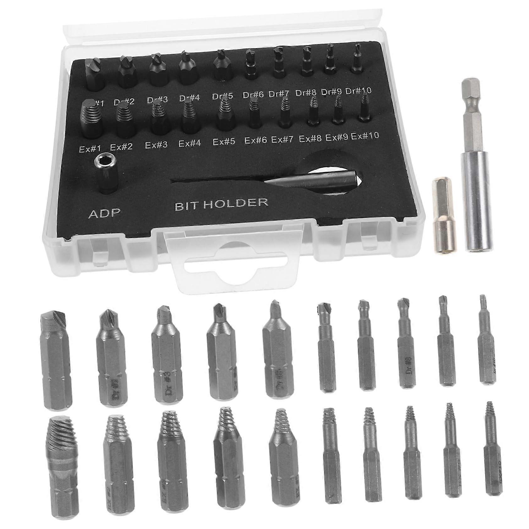 Stripped Screw Extractor Kit 22pc Set for Bolt Removal Small Screw Extractor Tool for Diy Mechanics