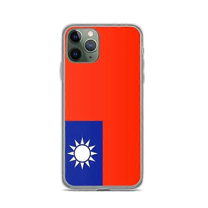 Phone Case - PIXELFORMA - Taiwan Flag - Compatible with iPhone 11 Pro - Flexible - Shockproof