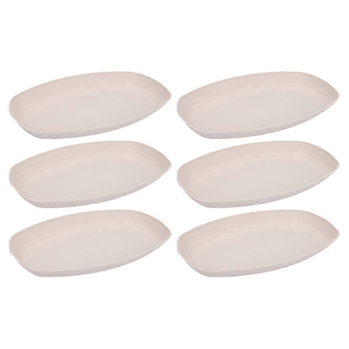 Snack Plate, Plastic Plates, Unbreakable, Dishwasher Safe