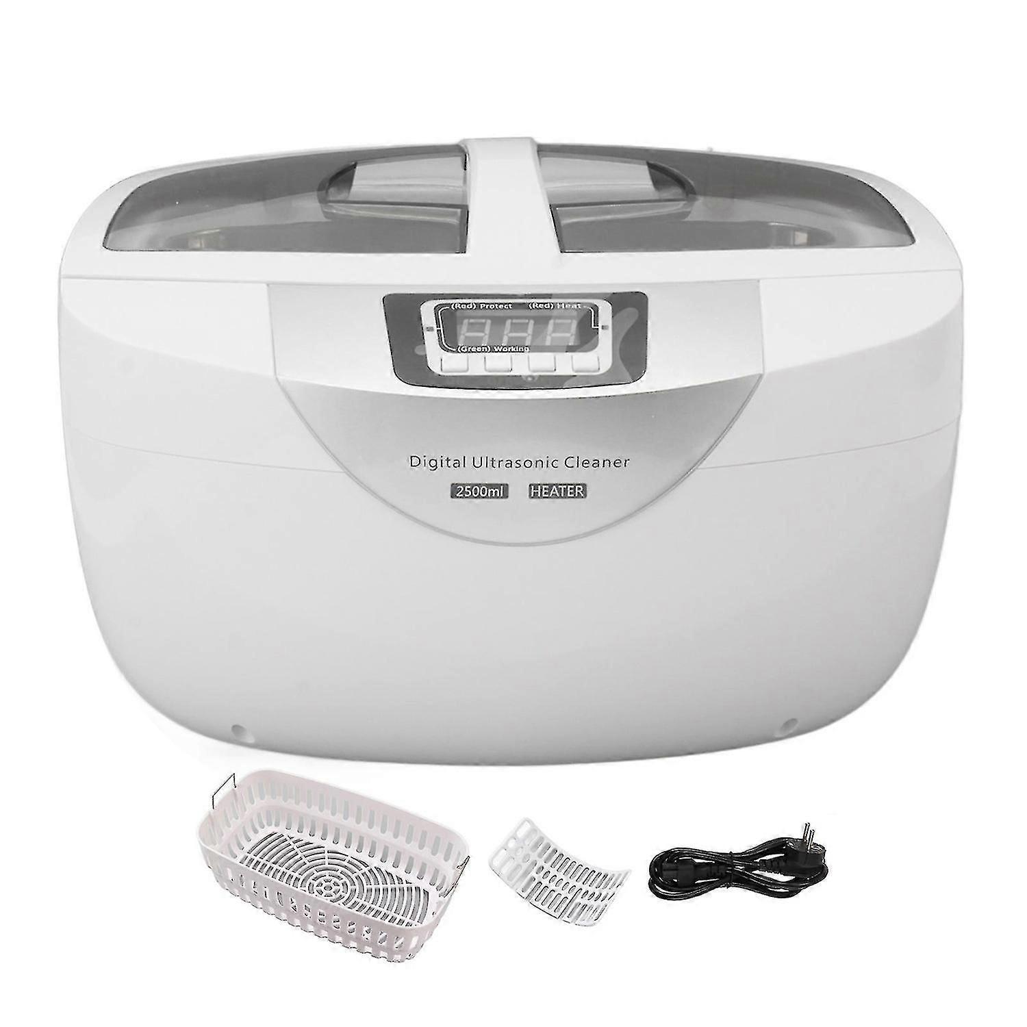 Jewelry Cleaner Efficient 2500ml Capacity Heating Function Jewelry Cleaner Machine With Digital Timi