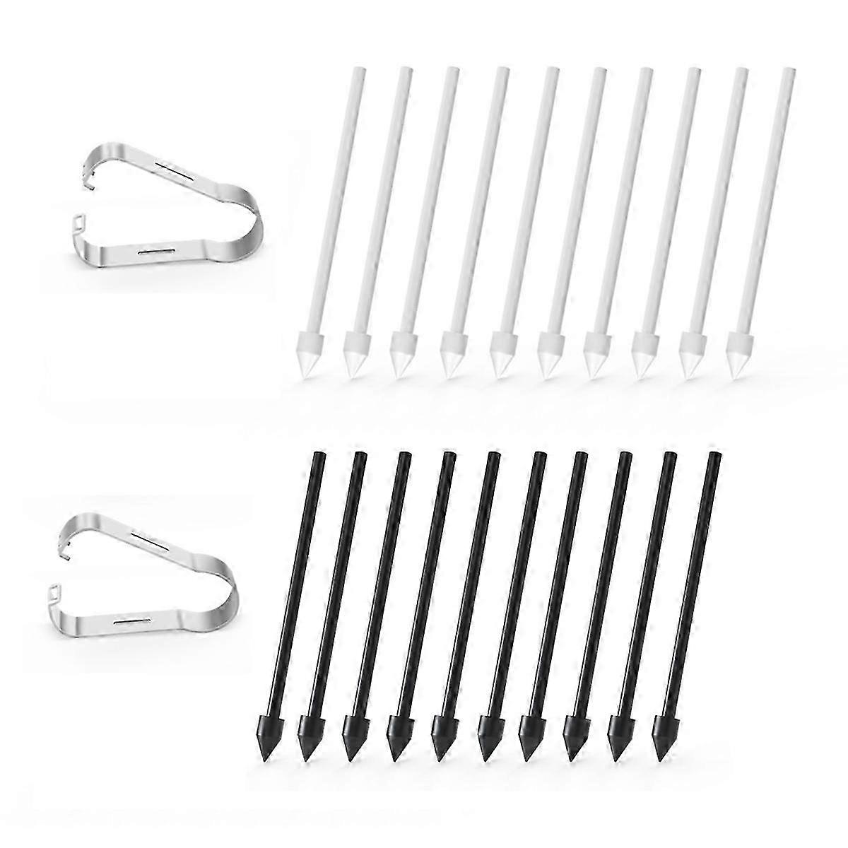 20Pcs Pen Nibs Tips Replacement for Samsung N20 S23Ultra S7/S8/S9 Touch Screen Tablet Pen Tips with