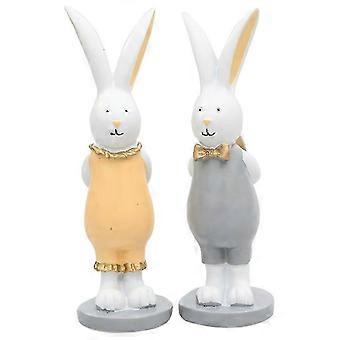 Resin Rabbit Crafts Easter Rabbit Miniatures For Festival Decorations