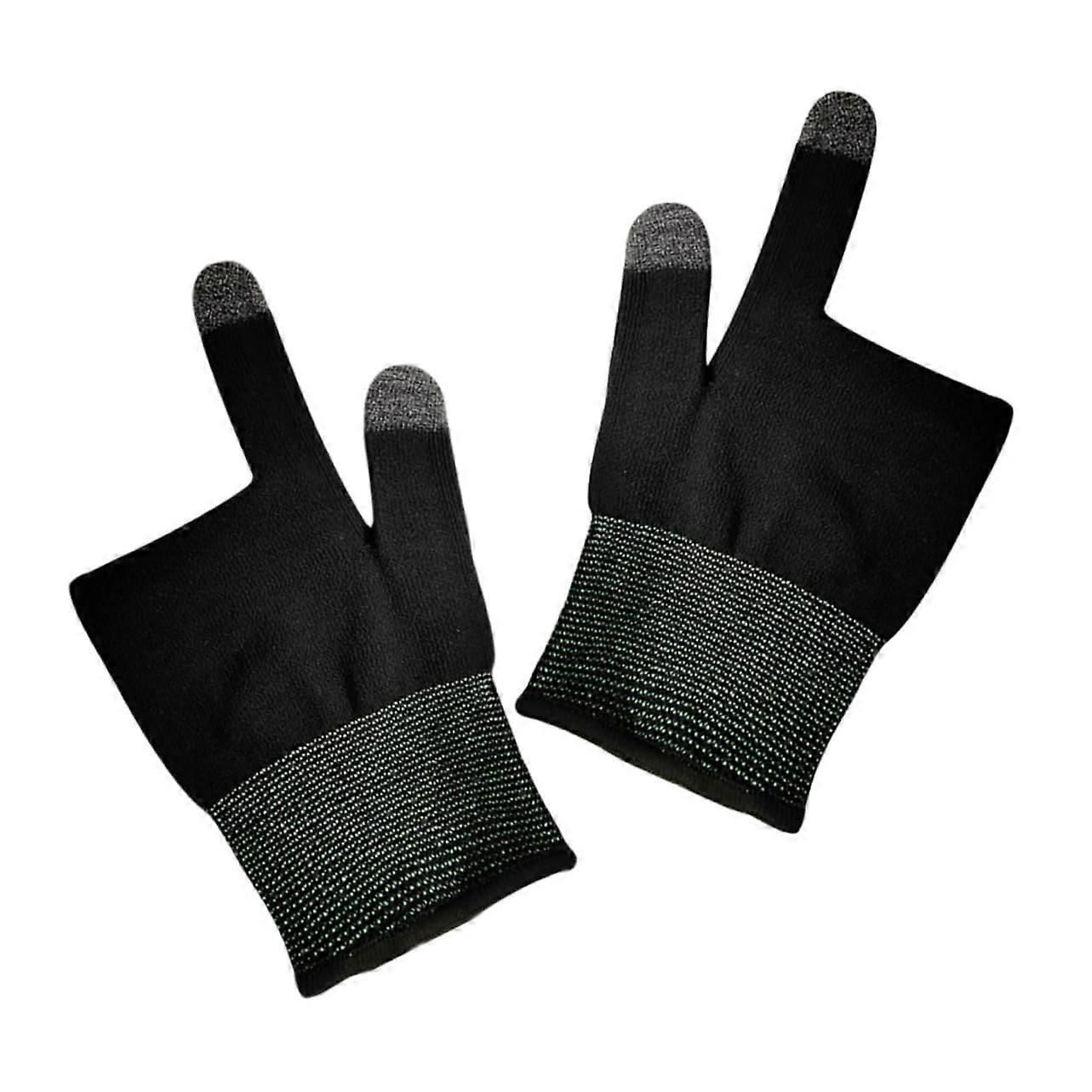 Gaming Fingerless Gloves For Touchscreen - Breathable, Non-Slip Grip, Mobile Winter Gaming Accessories For Men, One Pair