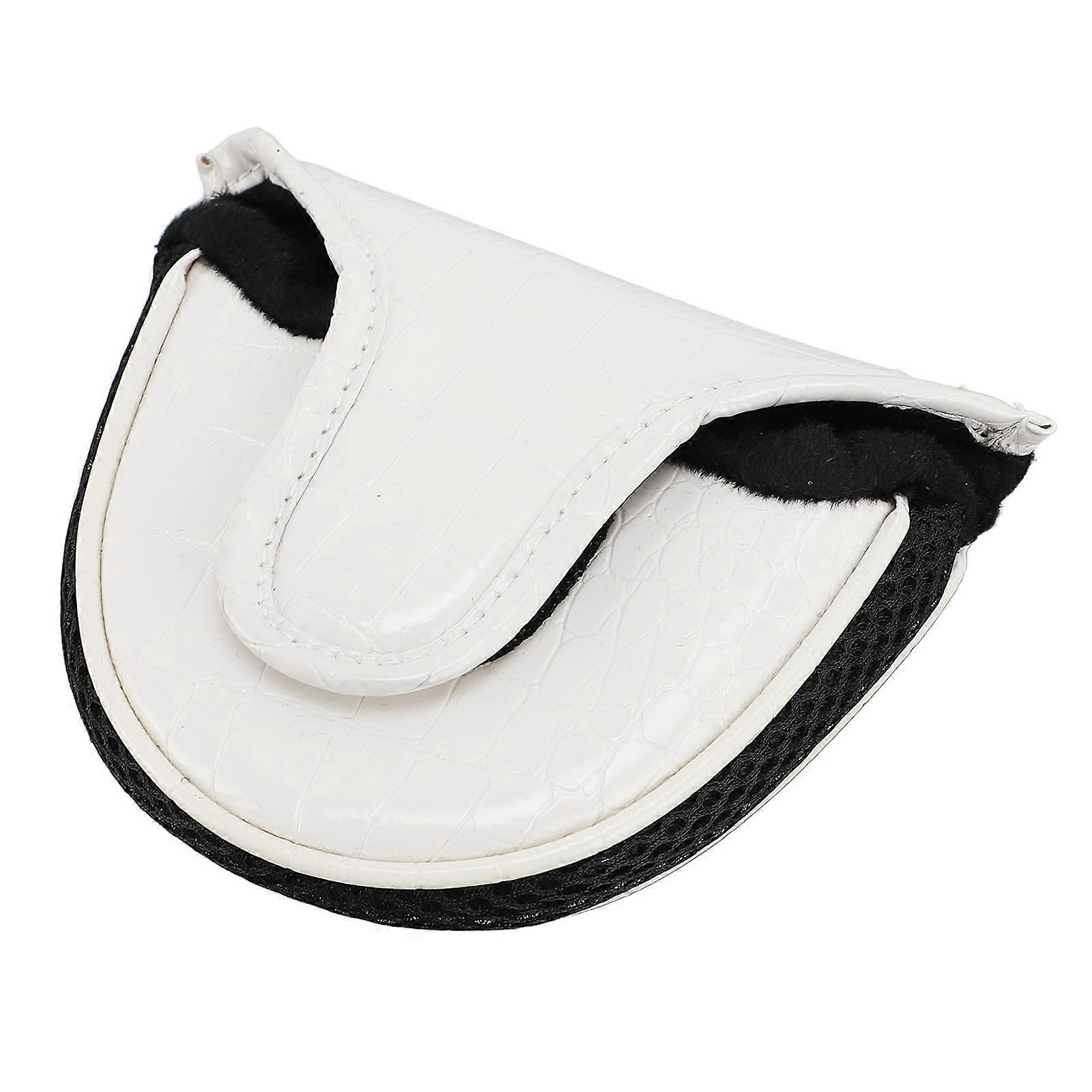 PU Putter κάλυψη καλύμματος κεφαλής κλαμπ προστατευτικό εξοπλισμό μαλακό αντι αντιολισθητικό splashproof λευκό