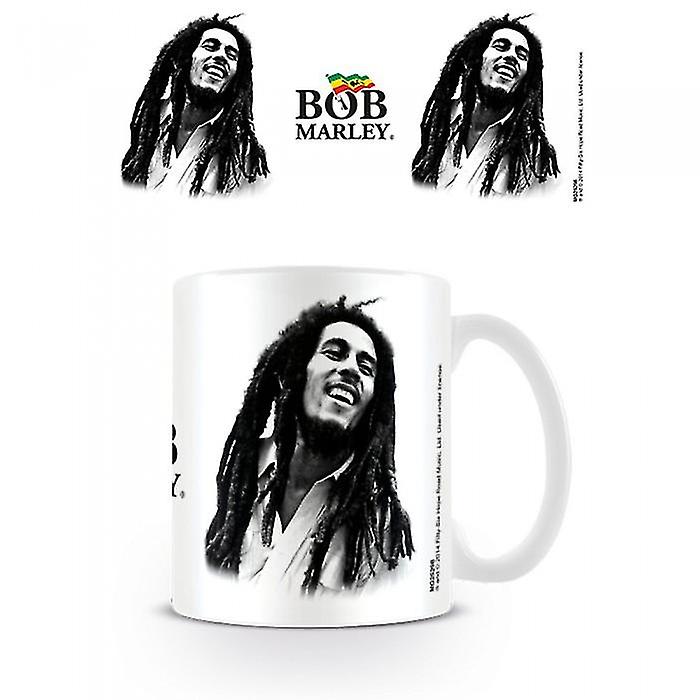 Bob Marley Black and White Mug