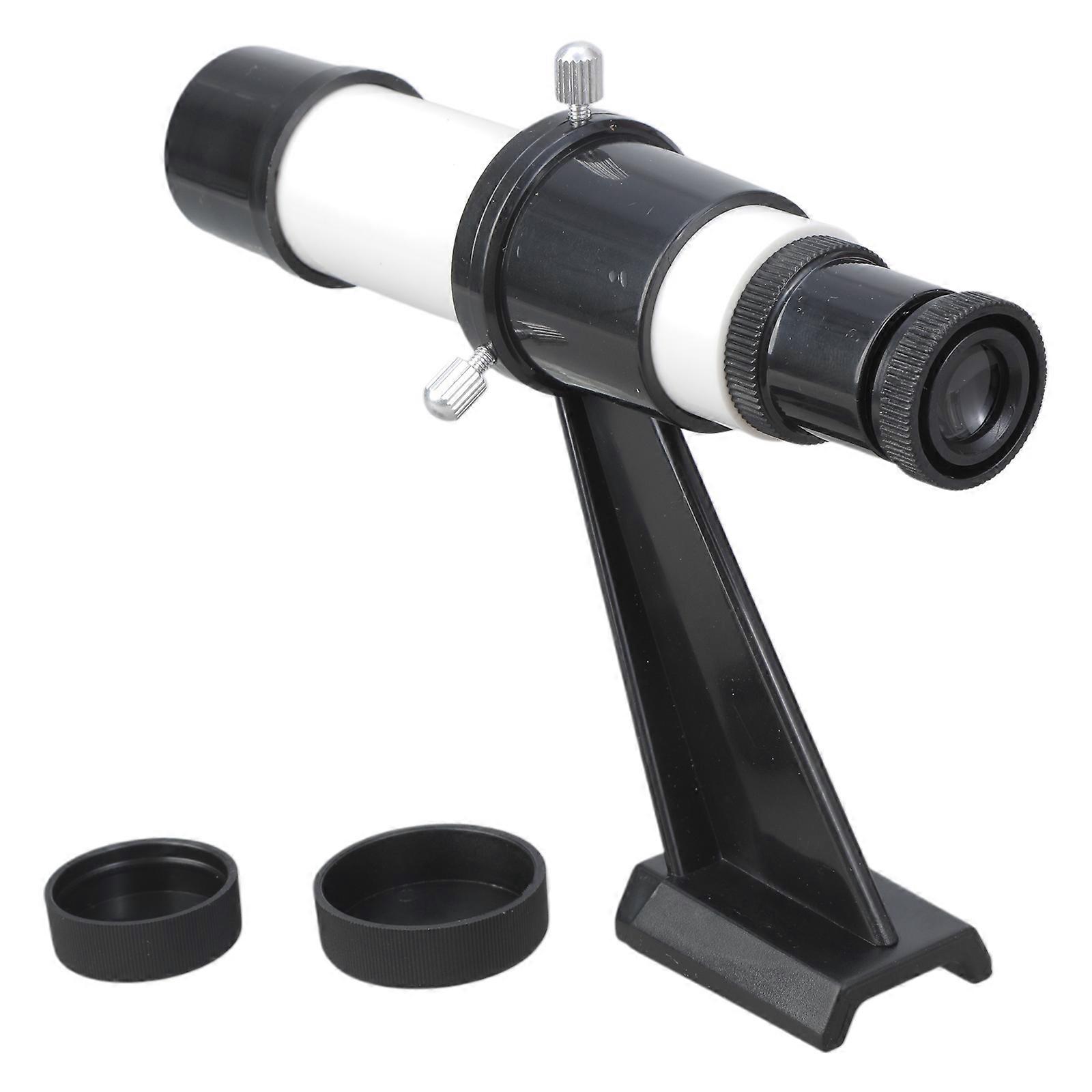 Portable 5x24 Finder Scope, Astronomicals Telescope Finder Scope with Inline Base Stand, Multi Telescope Finderscopes