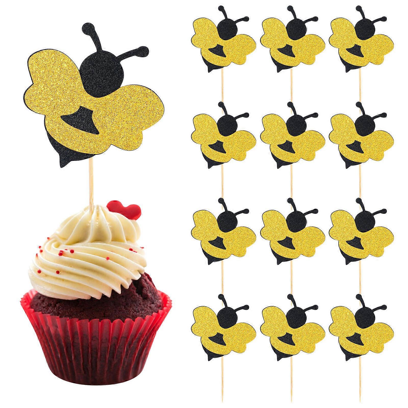 Cupcake Bee Decor, Festive Touch for Birthday Gatherings