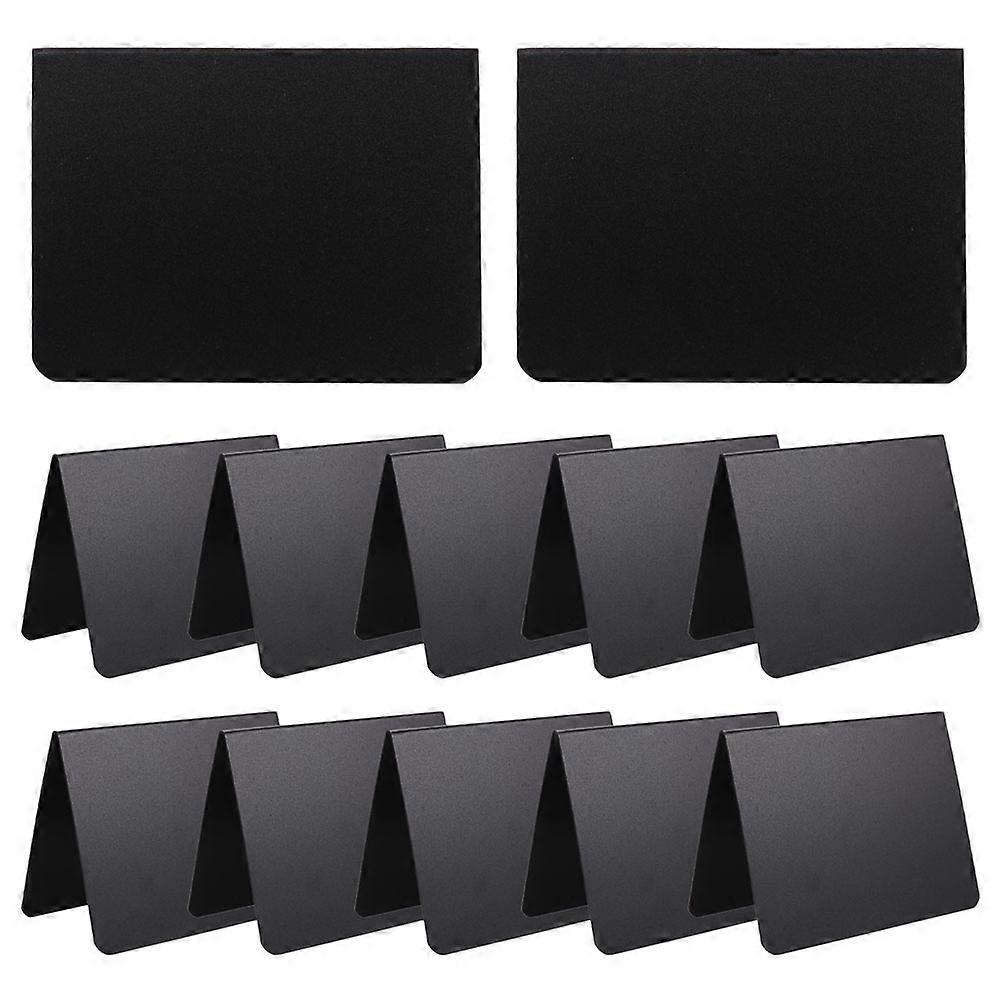 12 Pack Double Sided Mini Chalkboard Signs for Tabletop, Memo Board & Message Display – Ideal for Parties, Weddings, School Events and Buffets