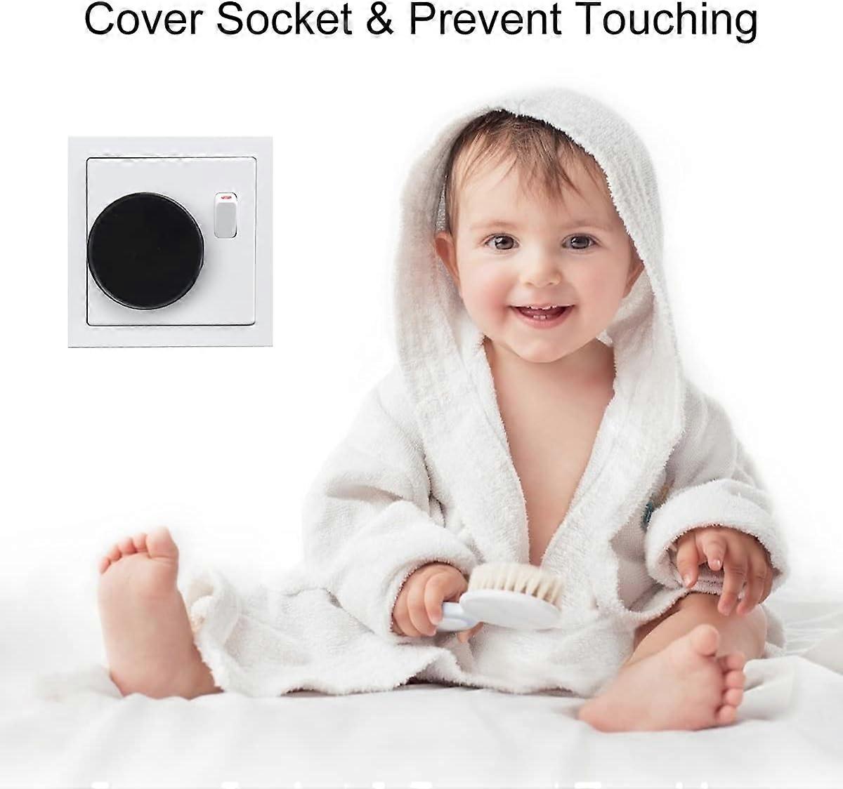 Round UK Plug Socket Cover Child Proof Safety Protector Guard Caps 20Pcs Plug Socket Cover