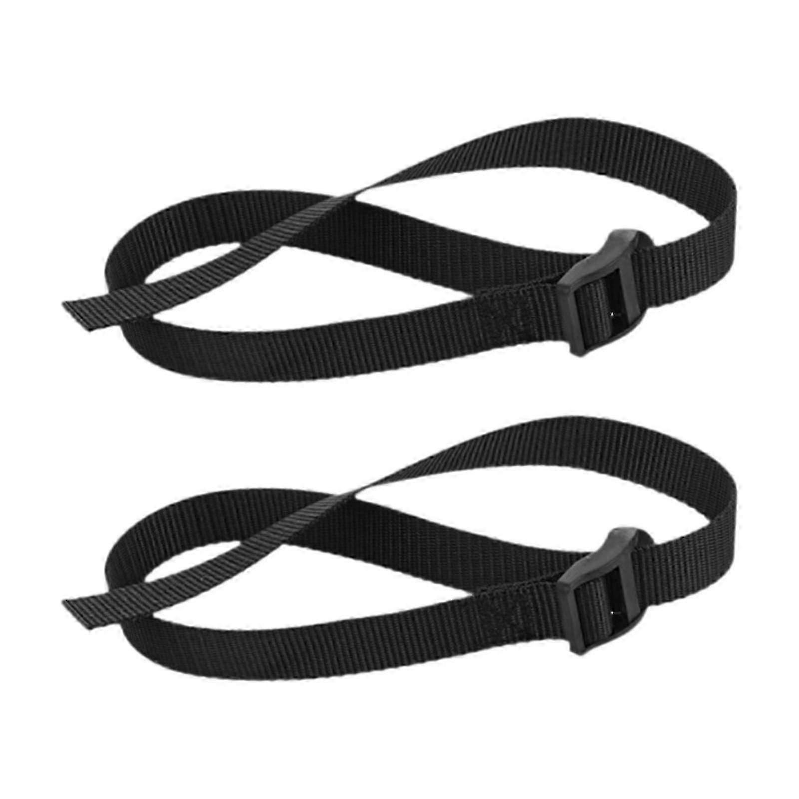 2x Universal Rowing Machine Feet Straps - Φορητά &; εύκολα στην εγκατάσταση αξεσουάρ για το γυμναστήριο στο σπίτι