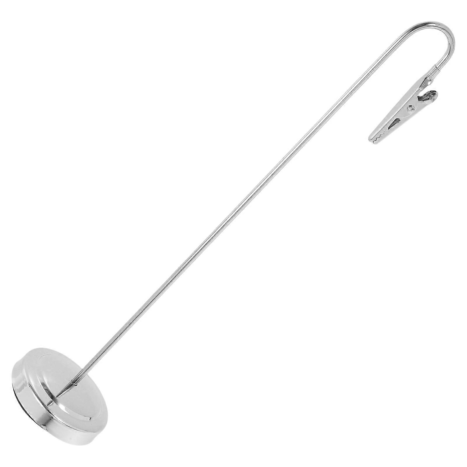 Silver Memo Clip Holders Stand for Office Desk Note Holding with Clasp 20cm