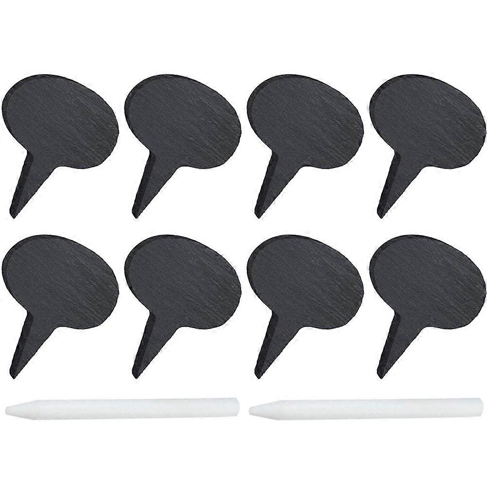 Stylish Stone Cheese Labels Synthetic Material Cheese Board Chalkboard Signs For Buffet Series 1Set