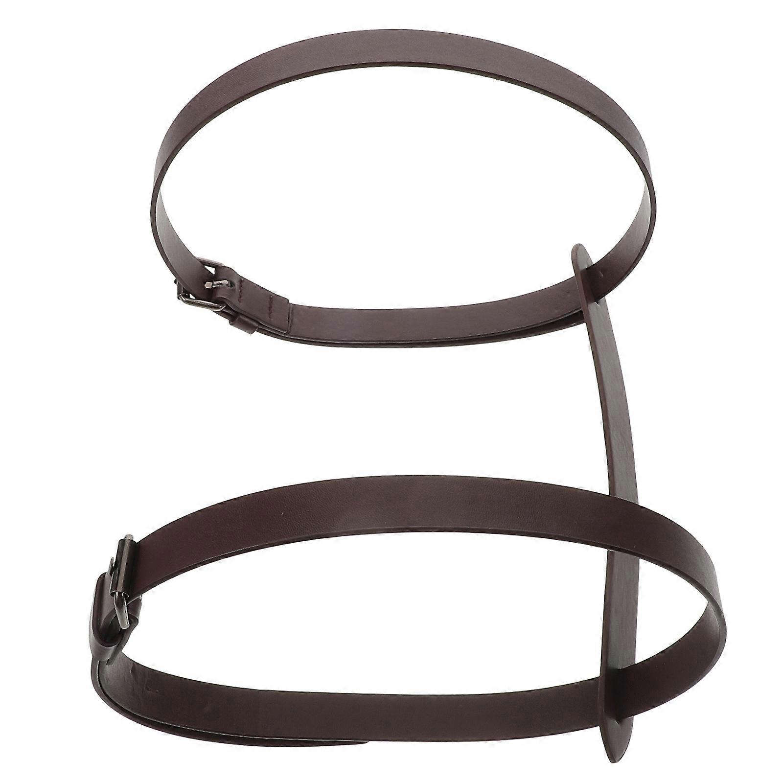 H Shape Yoga Mat Sling Pu Material Portable And Durable Multifunctional Mat Carrier For Picnic Blanket And Outdoor Adventures 1Set